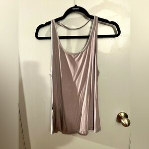 NEW CVG open back tank Medium Scoop back tank M Gray Smoke Color